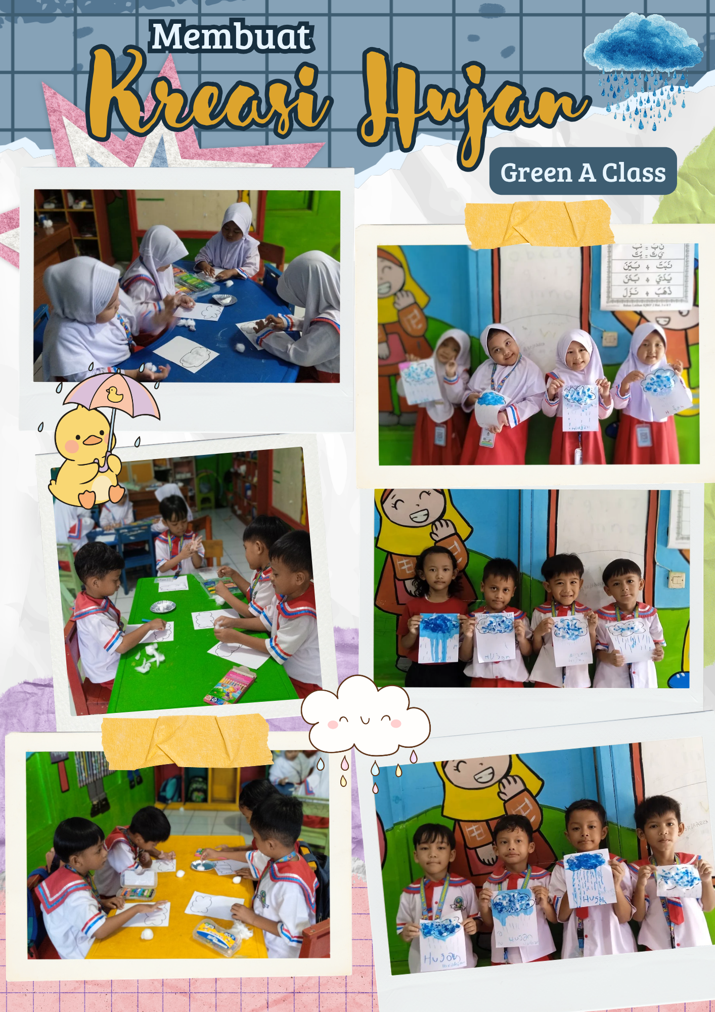 Green A "Membuat Kreasi Hujan"